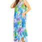 Sakkas Starlight Third Tie Dye Caftan Dress: Women's Beach Cover Up