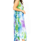 Sakkas Starlight Third Tie Dye Caftan Dress: Women's Beach Cover Up