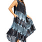 Sakkas Starlight Third Tie Dye Caftan Dress: Women's Beach Cover Up