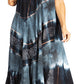 Sakkas Starlight Third Tie Dye Caftan Dress: Women's Beach Cover Up