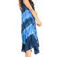 Sakkas Starlight Third Tie Dye Caftan Dress: Women's Beach Cover Up