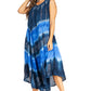 Sakkas Starlight Third Tie Dye Caftan Dress: Women's Beach Cover Up