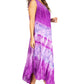 Sakkas Starlight Third Tie Dye Caftan Dress: Women's Beach Cover Up