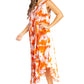 Sakkas Starlight Third Tie Dye Caftan Dress: Women's Beach Cover Up