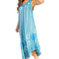 Sakkas Starlight Fourth Women's Tie Dye Caftan Tank Dress/Cover Up  Beach Kaftan
