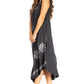 Sakkas Starlight Fourth Women's Tie Dye Caftan Tank Dress/Cover Up  Beach Kaftan