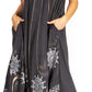 Sakkas Starlight Fourth Women's Tie Dye Caftan Tank Dress/Cover Up  Beach Kaftan
