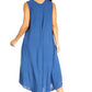 Sakkas Starlight Fourth Women's Tie Dye Caftan Tank Dress/Cover Up  Beach Kaftan