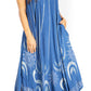 Sakkas Starlight Fourth Women's Tie Dye Caftan Tank Dress/Cover Up  Beach Kaftan