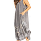 Sakkas Starlight Fourth Women's Tie Dye Caftan Tank Dress/Cover Up  Beach Kaftan