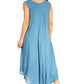 Sakkas Starlight Fourth Women's Tie Dye Caftan Tank Dress/Cover Up  Beach Kaftan