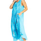 Sakkas Starlight Fourth Women's Tie Dye Caftan Tank Dress/Cover Up  Beach Kaftan