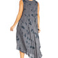 Sakkas Starlight Fourth Women's Tie Dye Caftan Tank Dress/Cover Up  Beach Kaftan