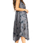 Sakkas Starlight Fourth Women's Tie Dye Caftan Tank Dress/Cover Up  Beach Kaftan