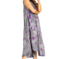 Sakkas Starlight Fourth Women's Tie Dye Caftan Tank Dress/Cover Up  Beach Kaftan