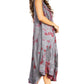 Sakkas Starlight Fourth Women's Tie Dye Caftan Tank Dress/Cover Up  Beach Kaftan
