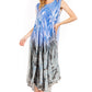 Sakkas Starlight Fourth Women's Tie Dye Caftan Tank Dress/Cover Up  Beach Kaftan