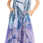 Sakkas Starlight Fourth Women's Tie Dye Caftan Tank Dress/Cover Up  Beach Kaftan