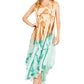 Sakkas Starlight Fourth Women's Tie Dye Caftan Tank Dress/Cover Up  Beach Kaftan