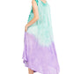 Sakkas Starlight Fourth Women's Tie Dye Caftan Tank Dress/Cover Up  Beach Kaftan