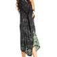 Sakkas Clementine Women's Tie Dye Caftan Dress/Cover Up Beach Kaftan Boho Summer
