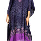 Sakkas Clementine Women's Tie Dye Caftan Dress/Cover Up Beach Kaftan Boho Summer