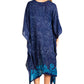 Sakkas Clementine Women's Tie Dye Caftan Dress/Cover Up Beach Kaftan Boho Summer