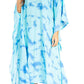 Sakkas Clementine Women's Tie Dye Caftan Dress/Cover Up Beach Kaftan Boho Summer
