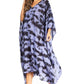 Sakkas Clementine Women's Tie Dye Caftan Dress/Cover Up Beach Kaftan Boho Summer