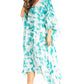 Sakkas Clementine Women's Tie Dye Caftan Dress/Cover Up Beach Kaftan Boho Summer