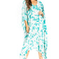 Sakkas Clementine Women's Tie Dye Caftan Dress/Cover Up Beach Kaftan Boho Summer