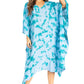 Sakkas Clementine Women's Tie Dye Caftan Dress/Cover Up Beach Kaftan Boho Summer