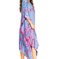 Sakkas Clementine Women's Tie Dye Caftan Dress/Cover Up Beach Kaftan Boho Summer