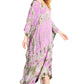 Sakkas Clementine Women's Tie Dye Caftan Dress/Cover Up Beach Kaftan Boho Summer