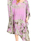 Sakkas Clementine Women's Tie Dye Caftan Dress/Cover Up Beach Kaftan Boho Summer