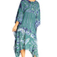 Sakkas Clementine Women's Tie Dye Caftan Dress/Cover Up Beach Kaftan Boho Summer