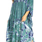Sakkas Clementine Women's Tie Dye Caftan Dress/Cover Up Beach Kaftan Boho Summer