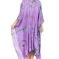 Sakkas Clementine Women's Tie Dye Caftan Dress/Cover Up Beach Kaftan Boho Summer