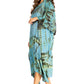 Sakkas Clementine Women's Tie Dye Caftan Dress/Cover Up Beach Kaftan Boho Summer