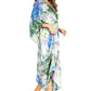 Sakkas Clementine Second Women's Tie Dye Caftan Dress/Cover Up Beach Kaftan Boho