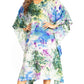 Sakkas Clementine Second Women's Tie Dye Caftan Dress/Cover Up Beach Kaftan Boho