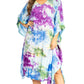 Sakkas Clementine Second Women's Tie Dye Caftan Dress/Cover Up Beach Kaftan Boho