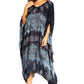 Sakkas Clementine Second Women's Tie Dye Caftan Dress/Cover Up Beach Kaftan Boho