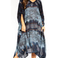 Sakkas Clementine Second Women's Tie Dye Caftan Dress/Cover Up Beach Kaftan Boho