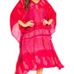 Sakkas Clementine Second Women's Tie Dye Caftan Dress/Cover Up Beach Kaftan Boho