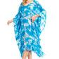 Sakkas Clementine Second Women's Tie Dye Caftan Dress/Cover Up Beach Kaftan Boho