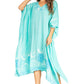 Sakkas Clementine Third Women's Tie Dye Caftan Dress/Cover Up Beach Kaftan Summer