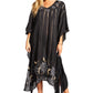 Sakkas Clementine Third Women's Tie Dye Caftan Dress/Cover Up Beach Kaftan Summer