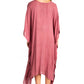 Sakkas Clementine Third Women's Tie Dye Caftan Dress/Cover Up Beach Kaftan Summer
