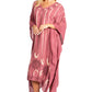 Sakkas Clementine Third Women's Tie Dye Caftan Dress/Cover Up Beach Kaftan Summer
